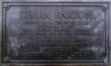 Clara Barton Plaque