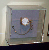 gold watch and chain